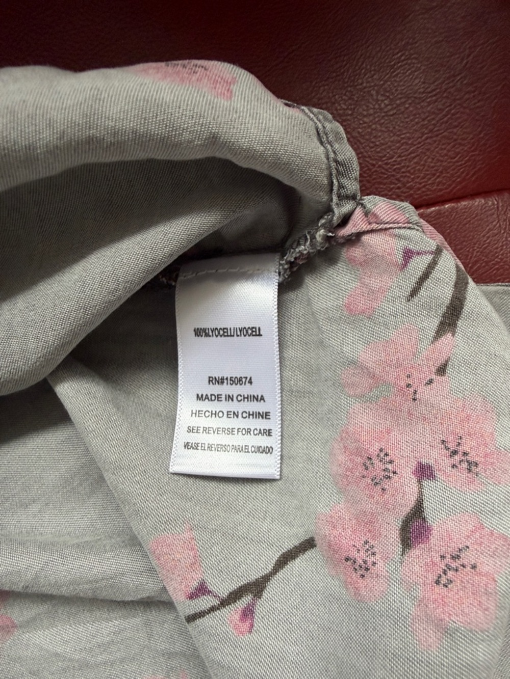 Billy T Madge chambray Cherry Blossom Button Down Shirt - Picture 9 of 10